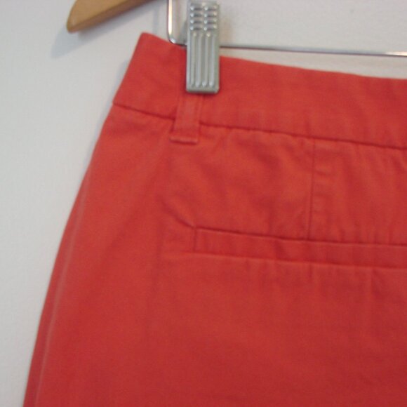 J. Crew Bermuda Shorts Coral Cotton Stretch Chino Preppy City Fit Size 4 - Picture 12 of 12